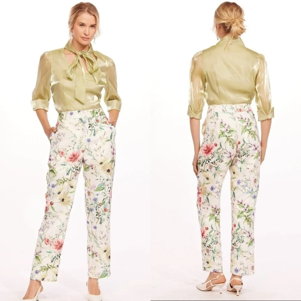Eva Franco Giada Pant in Pink Magnolia NWT